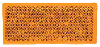 ANDERSON E483A AMBER REFLECTOR-STICK ON 2/PK